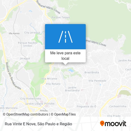 Rua Vinte E Nove mapa