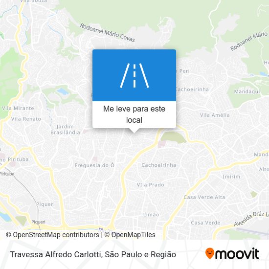Travessa Alfredo Carlotti mapa