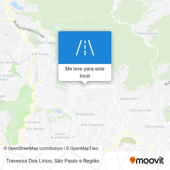 Travessa Dos Lírios mapa