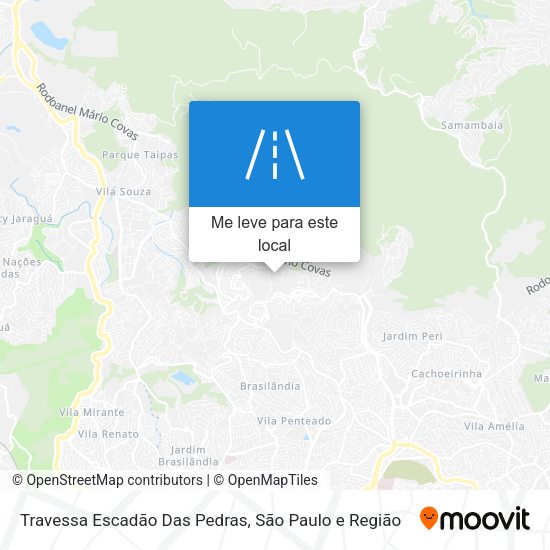 Travessa Escadão Das Pedras mapa
