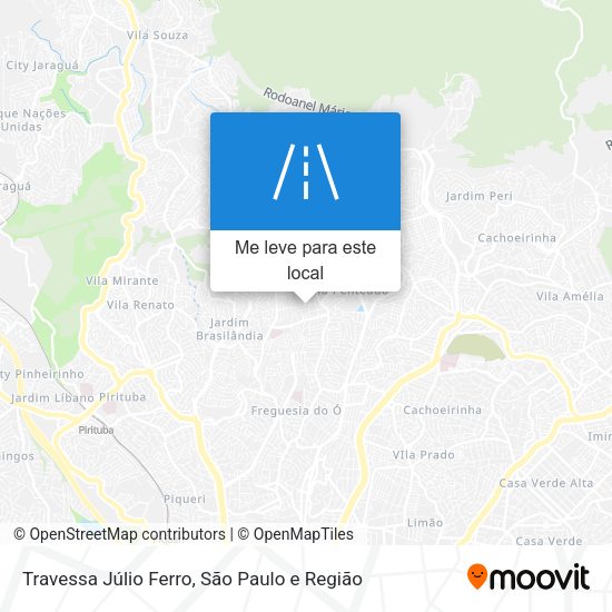 Travessa Júlio Ferro mapa