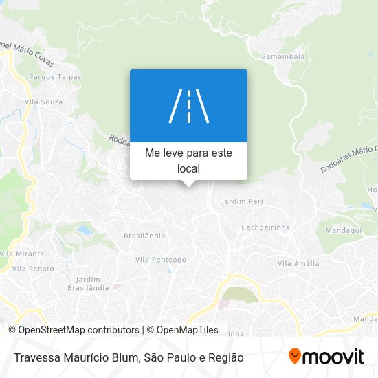 Travessa Maurício Blum mapa