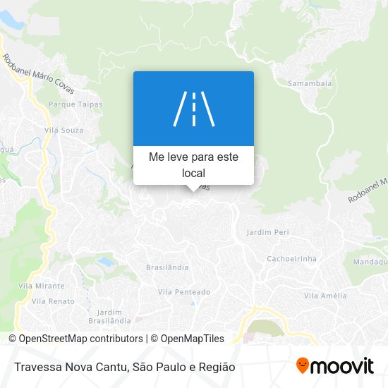 Travessa Nova Cantu mapa