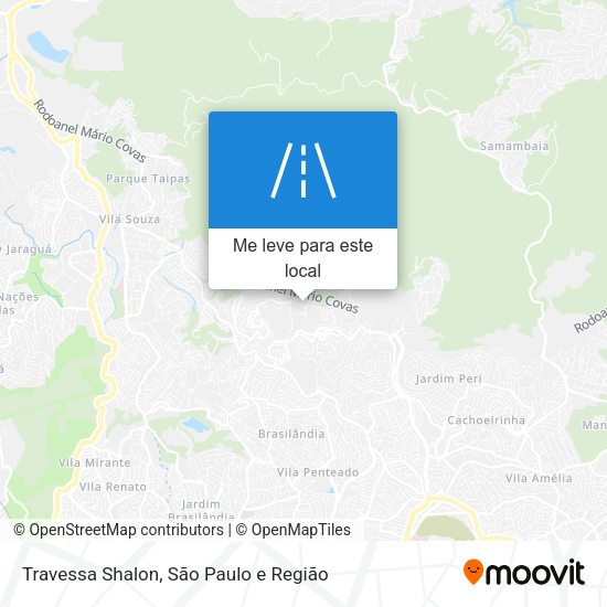 Travessa Shalon mapa