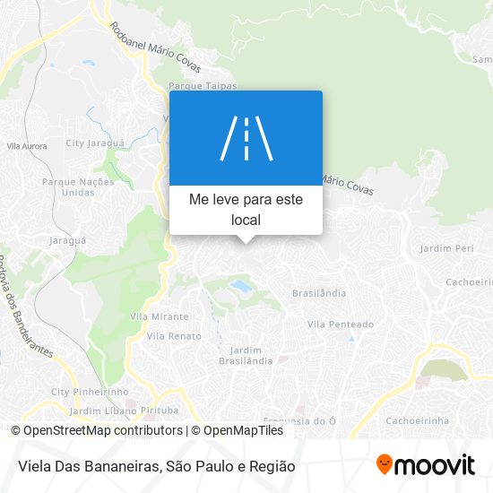 Viela Das Bananeiras mapa