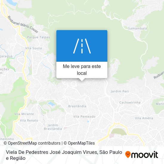 Viela De Pedestres José Joaquim Virues mapa