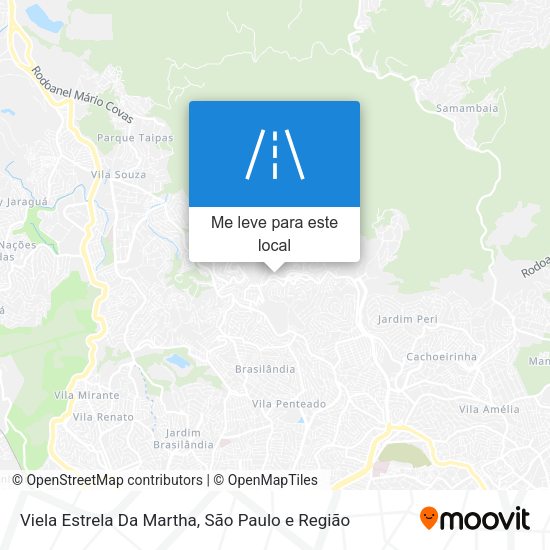 Viela Estrela Da Martha mapa