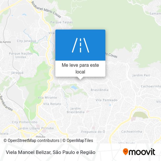 Viela Manoel Belizar mapa