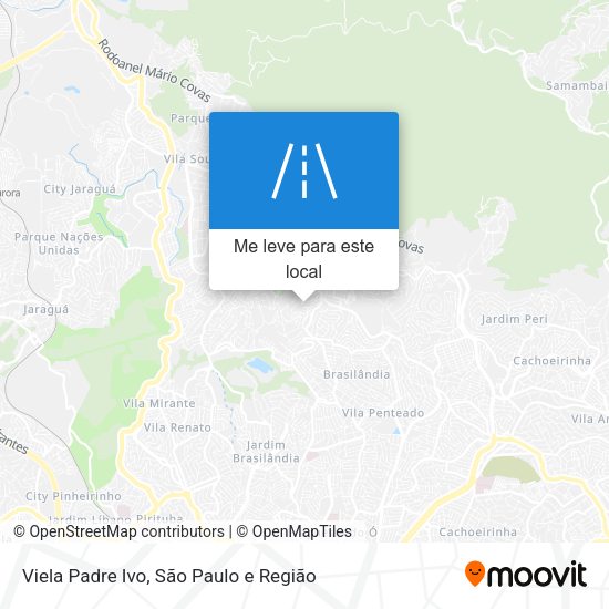 Viela Padre Ivo mapa