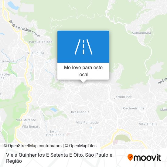 Viela Quinhentos E Setenta E Oito mapa