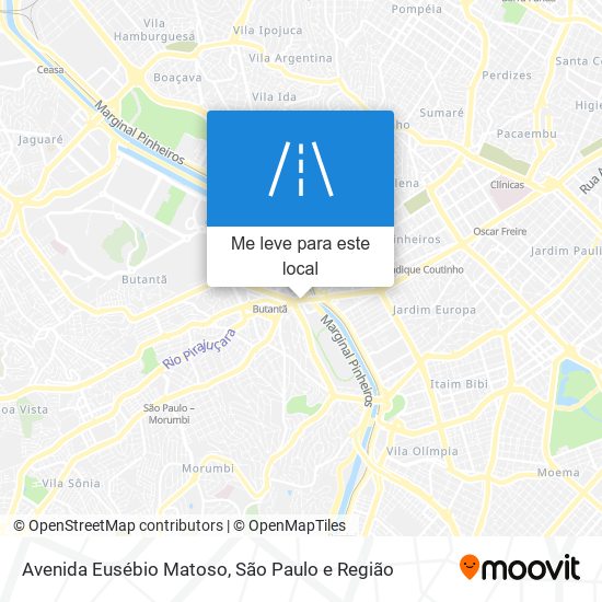 Avenida Eusébio Matoso mapa