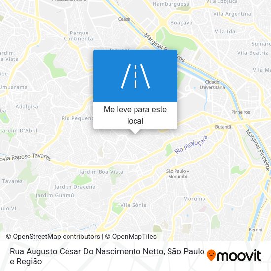 Rua Augusto César Do Nascimento Netto mapa