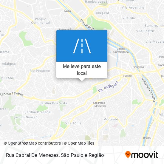 Rua Cabral De Menezes mapa