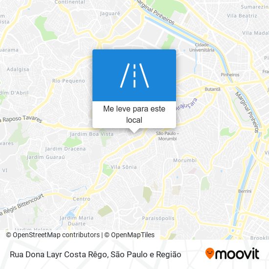 Rua Dona Layr Costa Rêgo mapa