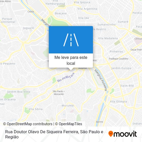 Rua Doutor Olavo De Siqueira Ferreira mapa