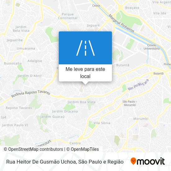 Rua Heitor De Gusmão Uchoa mapa