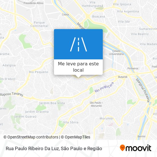 Rua Paulo Ribeiro Da Luz mapa