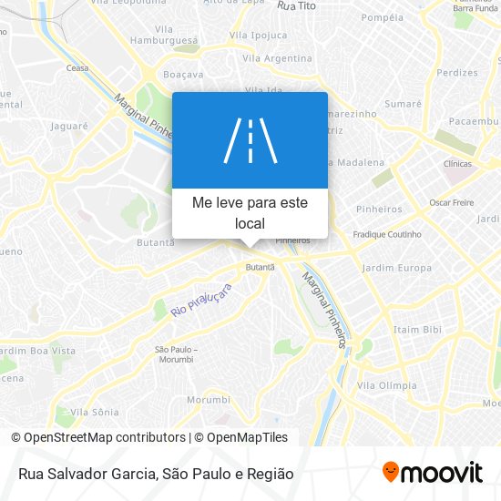 Rua Salvador Garcia mapa