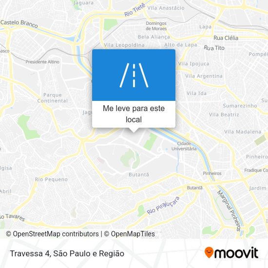Travessa 4 mapa