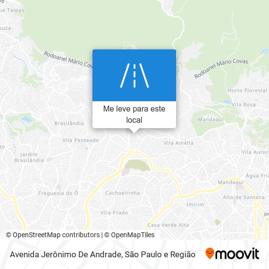 Avenida Jerônimo De Andrade mapa