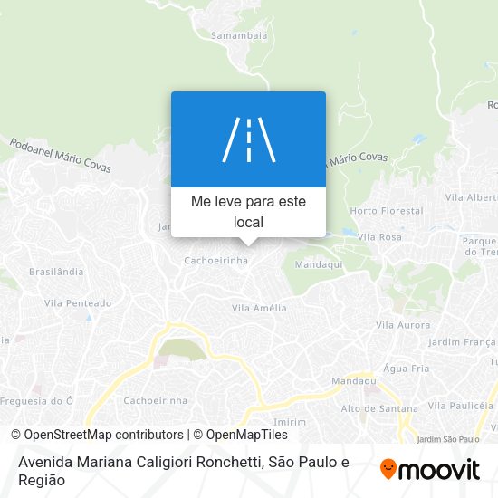 Avenida Mariana Caligiori Ronchetti mapa
