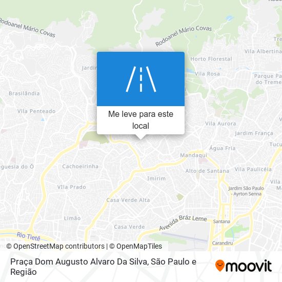 Praça Dom Augusto Alvaro Da Silva mapa