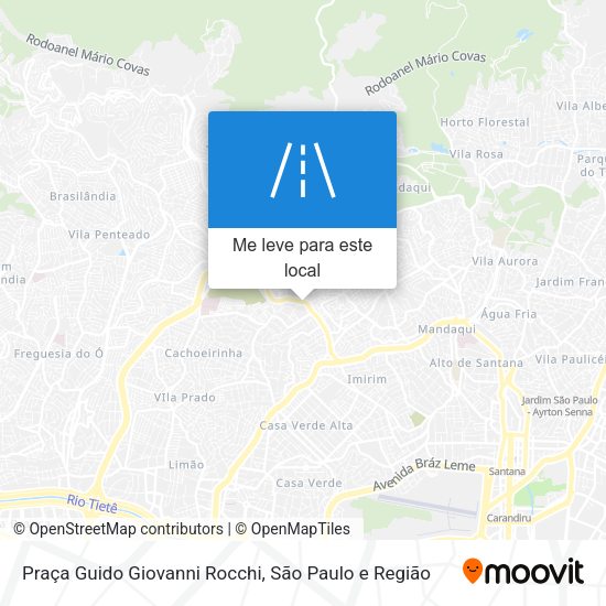 Praça Guido Giovanni Rocchi mapa