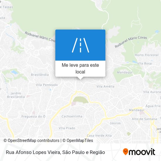 Rua Afonso Lopes Vieira mapa