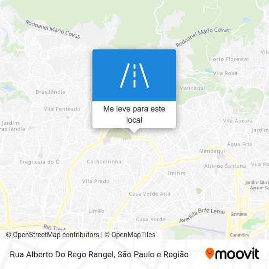 Rua Alberto Do Rego Rangel mapa