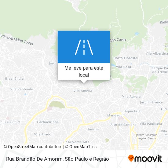 Rua Brandão De Amorim mapa