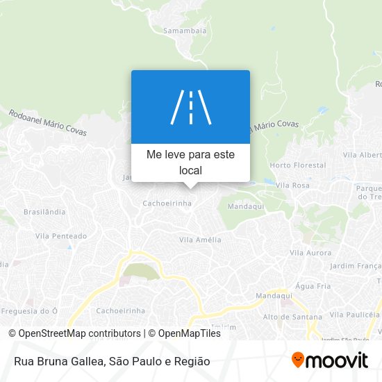 Rua Bruna Gallea mapa