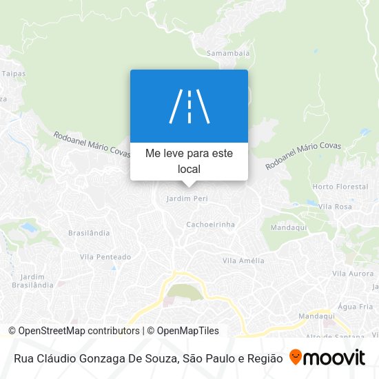 Rua Cláudio Gonzaga De Souza mapa