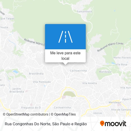 Rua Congonhas Do Norte mapa