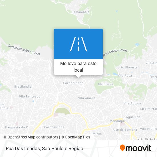 Rua Das Lendas mapa