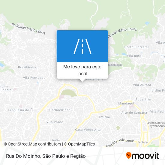 Rua Do Moinho mapa