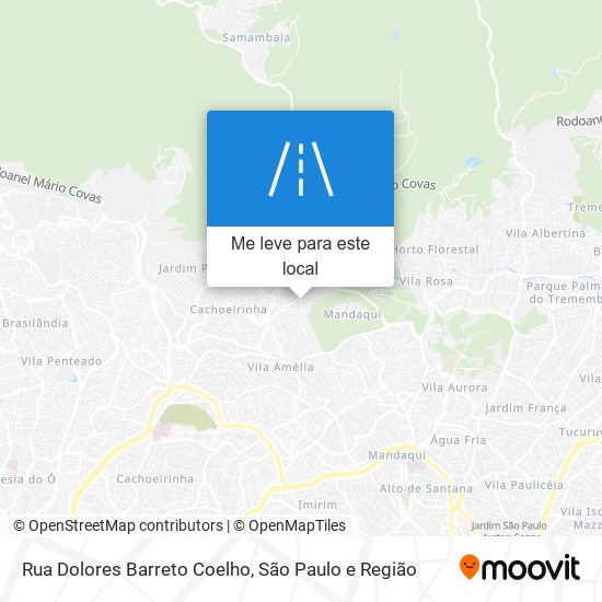 Rua Dolores Barreto Coelho mapa