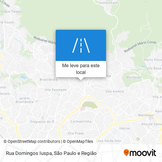 Rua Domingos Iuspa mapa