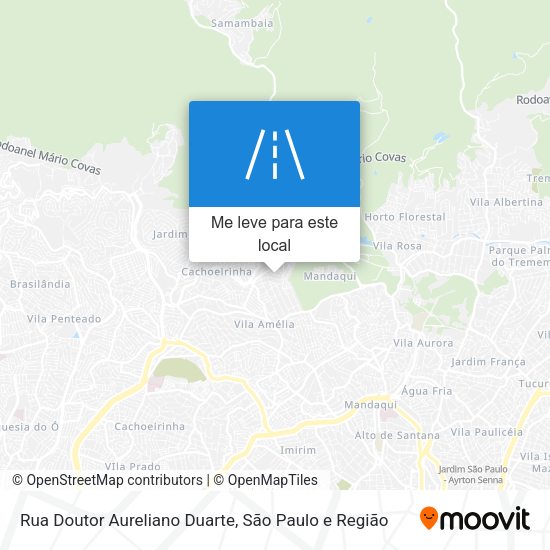 Rua Doutor Aureliano Duarte mapa