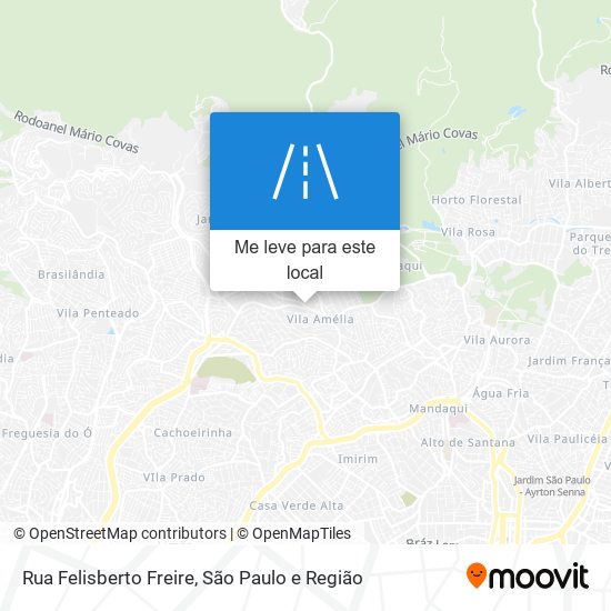 Rua Felisberto Freire mapa