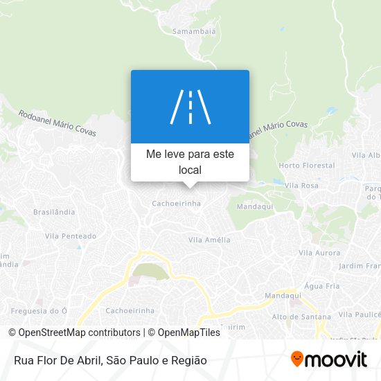 Rua Flor De Abril mapa