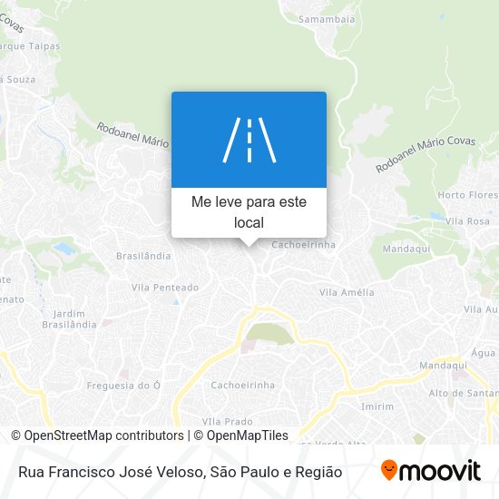 Rua Francisco José Veloso mapa