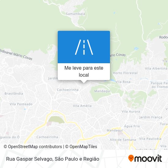 Rua Gaspar Selvago mapa