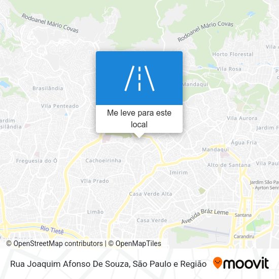 Rua Joaquim Afonso De Souza mapa