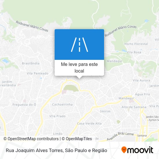 Rua Joaquim Alves Torres mapa