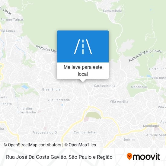 Rua José Da Costa Gavião mapa