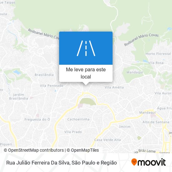 Rua Julião Ferreira Da Silva mapa