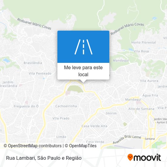 Rua Lambari mapa