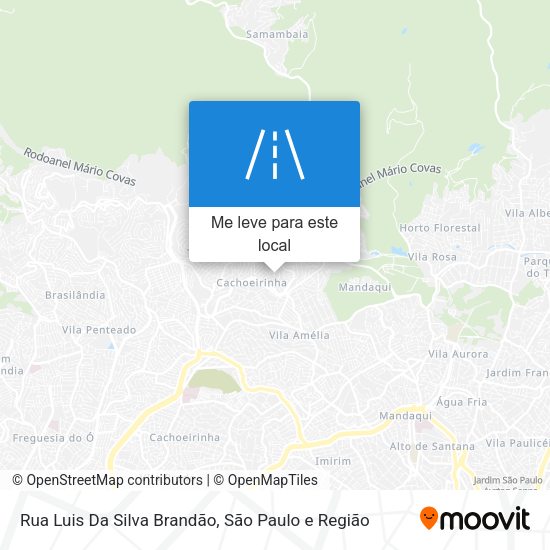 Rua Luis Da Silva Brandão mapa
