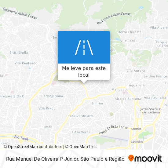 Rua Manuel De Oliveira P Junior mapa
