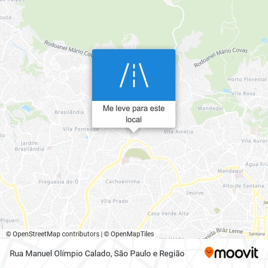 Rua Manuel Olímpio Calado mapa